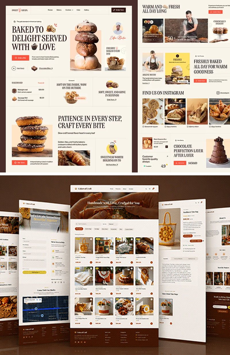 Exemplo real de site para restaurante e padaria